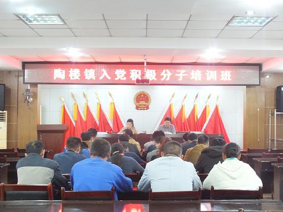 陶樓鎮(zhèn)強化入黨教育，嚴(yán)把黨員入口.JPG